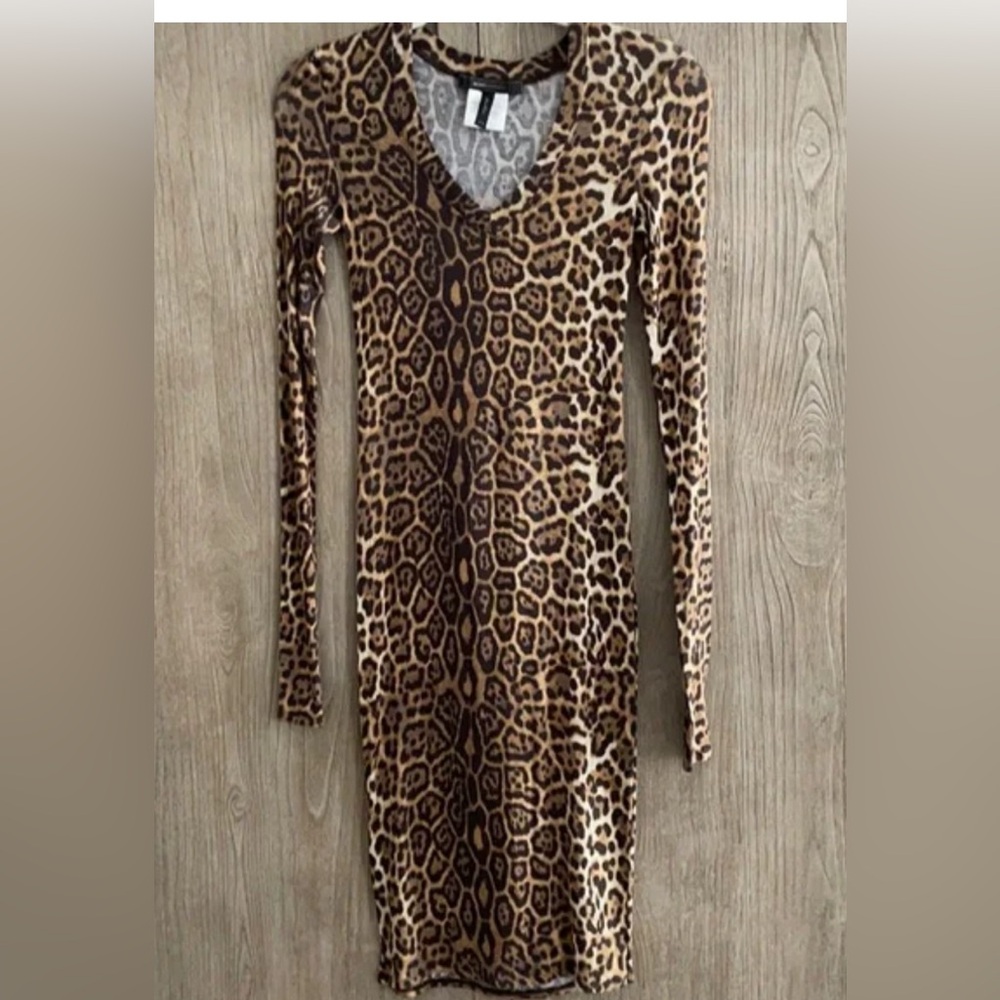Tori leopard BCBG MAXAZRIA DRESS